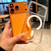 Ultra Clear Magnetic Case for iPhone XR to 17Pro, 11 12 Xs 14pro max to 17 pro max Shockproof Anti-Yellow Protective Cover