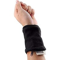 Wrist Pouch Zipper Wrist Pouch Wristband Sweatband Wrist Wallet For Keys Money Cards Running Fitness Cycling Walking