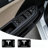 10Pcs For Tesla Model 3 Y S X Cybertruck Juguete Roadster SpaceX Fashion Trend Logo Car Stickers Accessories