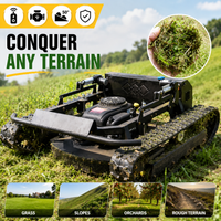 In Stock 900mm Cutting Width Remote Control Crawler Lawn Mower CEEPA Powerful Briggs & Stratton 810CC Engine For Garden Farmyard