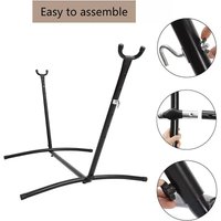 Outdoor Camping Hammock Frame Detachable Easy To Carry Reinforcement Stabilization Iron Floor Bracket Indoor Outdoor Furniture