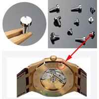 For AP Watch Case Back Screws for Audemars Piguet Watch Back Cover-Replacement Stainless Steel Screws with Screwdriver tools