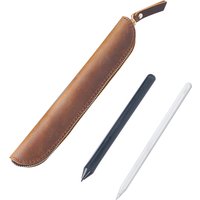 Leather Pencilcase for One Pen Bag Protective Sheath Cover Handmade Cowhide Pencil Case Travel Supplies