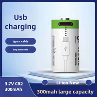 Li-ion New 2/4pcs 3.7V CR2 300mAh Rechargeable Batteries Digital Camera GPS Security Medical Equipment Made A Special Battery