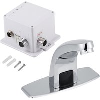 Automatic Infrared Sensor Water Faucet Kitchen Bathroom Sink Cold Sensor Water Tap with Control Box