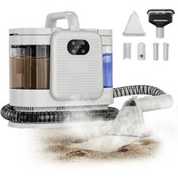 1650W Dampfreiniger Fleckenentferner 15KPa Saugkraft Teppichreiniger Handgehaltenes Smartes Haushaltsgerät für Sofa und Bettreinigung
