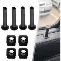 4 Set Car Door Lock Pin Pull Knobs Replacement Car Fastener Clip 191837187 for VW Golf Mk2 Mk3 Jetta 2 3 Scirocco Passat B2 Polo