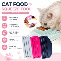 Cat Food Squeezing Practical Tool,Pet Feeding Aid,Manual Reusable Cream Tube Squeezer Toothpaste Dispenser
