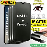 NNBILI 4pcs Frosted Privacy Ceramic Film for Samsung A57 A56 A55 A54 A53 A52 A52S A51 A37 A36 A35 A26 A25 A24 A17 A16 A15 A14