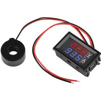 AC 50-500V Digital Voltmeter Ammeter 10A 50A 100A 220V Voltage Current Meter Tester Detector 0.28" LCD Display with Transformer