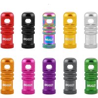 AliExpress NONE 2pcs/bag MUQZI Bike Presta Tubeless Valve Cap Dust Cover with Valve Core Removing Function Removal Tool Aluminium Alloy
