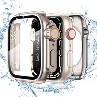 Screen Protector Case for Apple Watch Cover 40mm 41mm 44mm 45mm 42mm 46mm Glass Film Hard PC Bumper for iWatch 10 9 8 7 6 5 4 SE