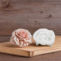 SuitableDIYCandle、Aromatherapy、Realistic Peony Flower Silicone Mold for Soap - Reusable craft molds,Suitable for Valentine's Day