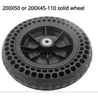 8 Inch Solid Tyre with Plastic Hub 200x50 200x45-110 for Electric Scooter Wheelchair No Inflation Part Whole Wheel Durable 8mm