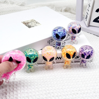 3Pcs Mini Squishy Foam Alien Squeeze Toy Stress Relief Toy for Party Favors Funny Outer Space Creature Balls Fidget Toy Gift