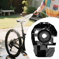 Bicycle Disc Washing Covers Mountain Bike Oil Stain Repellent Covers Outdoor Cycling Disc Brake Cleaning And Protection Cover