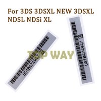 10PCS Replacement For 3DS 3DSXL NEW 3DS XL LL Stickers For NDSL NDSi XL Housing Shell Back Sticker Label Seals