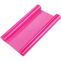 30 ×120CM Self Adhesive Headlights Tail Lights Fog Lights Tint Vinyl Film (Pink)