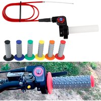 Motorcycle Accelerator Throttle Handlebar Throttle Cable Handle Grips For IRBIS BSE KAYO SSR TTR XR CRF KLX 50-160cc Motocross
