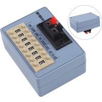 WY-RES-01 Adjustable Resistor Box, Compact Portable Resistance Dial-Tool For Electronic Testing And DIY Circuit Calibration