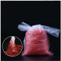 50Pcs/Lot PVA Water Soluble Fishing Bait Bag Quick Water Soluble Baits Bags Carp Fishing Refill Bait Bag for Solid Baits