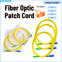 10pcs SC/APC-SC/UPC Optical Fiber Patch Cord Cable Simplex FTTH SM Single-mode 1m/2m/3m/5m/10m Fiber Optic Jumper 2.0mm or 3.0mm