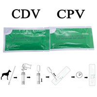 1PCS Canine Pet Dog CPV CDV Rapid Plague Rapid Test Kit Strip Virus Distemper Physical Examination Kennel Reagent Paper Clinic