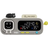 DUKA MOODA Smart Indoor Desktop Environment Temperature Humidity Meter Clock For Home Office Bedroom Interesting Reminder