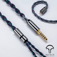 Yongse Alpine High Purity 4 Strand 6N OCC Silver-plated Crystal Copper Earphones Upgrade Cable