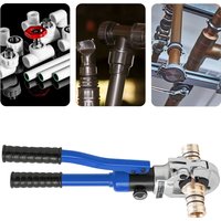 Manuelles Hydraulisches Crimpzangen-Set mit V-förmiger Matrize, Klaren Skalenmarkierungen, Sicheren Aufbewahrungskoffer & Crimpwerkzeug-Kit