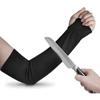 Schnittfeste Armstulpen aus HPPE der Stufe 5, pannensichere Arbeitssicherheitshandschuhe, Gartenarbeit, Bau, Automobil-Armschutz