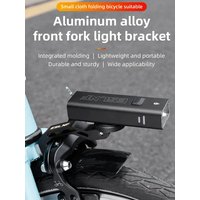 AliExpress Durable Aluminum Alloy Brompton Front Fork Light Mount Ultralight Gopro Sports Camera Holder For Folding Bike Accessories