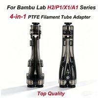 Verbesserter 4-in-1 PTFE-Adapter für Bambu Lab H2C/H2D/H2S/P1S/P1P/P2S/X1C/A1/A1MINI 3D-Drucker mit Multi-Filament-Kompatibilität 3D-Teile