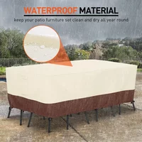HEAVY DUTY Outdoor Garden Furniture Cover for Sofa Table Chair Patio Waterproof Wind-Proof Anti-UV Against Rain Snow
