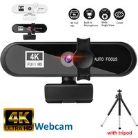 8K 4K Webcam Sailvde Conferentie 1080P Pc Webcam With Gift Tripod Autofocus Usb Web Camera Laptop Mini Camera with Microphone