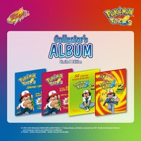 TAZOS Collections Pokemon Album Set 1 2 3 &4 Full/Complete 51/50/50/50Pcs Lays Flippo Pogs Taps【Polish Version-Total 201Pcs】