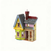 389pcs MOC Up House Back Disneieny Model Building Blocks Construction Toy Christmas Gifts DIY Creative Idea Education Assemble