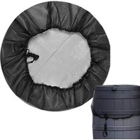 Rain Barrel Mesh Cover Rain Collection Barrels Netting Screen with Adjustable Drawstring Water Tank Insect Net