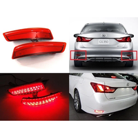 Angrong 2x rot hinterer Stoßstangen reflektor LED-Bremslicht für Lexus es gs 300 450 2012 h h für Toyota Corolla