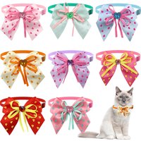 50/100Pcs Dog Bowties Cat Dog Grooming Bows With Loving Hearts Pet Products Valentine's Style Dog Bows For Small Medium Dogs