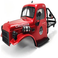 RGT Spare Parts P86345-1 Pre-trim&pre-assemble PC body shell 285 Wheelbase For 1/10 EX86181 Dodge Semi-truck Two Door