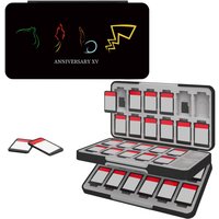 For Switch game box holder with 48 box slots and 48 Micro SD card storage space, portable game manager travel accessory