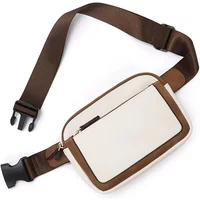 Women's Belt Bag Fashion Crossbody Bag Chest Bag Adjustable Shoulder Strap PU Leather Women's Messenger Handbag