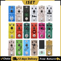 ISET Guitar Effect Pedal Compressor/Heavy Metal Distortion/Chorus/Noise Gate/Delay/Overdrive/Phaser/Analog Flanger/AC Stage