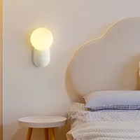 Lampa ścienna LED Macaron do sypialni, salonu, pokoju dziecięcego, łazienki, lampka nocna, dekoracyjne oświetlenie lustra, kinkiety.