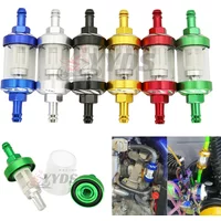 8mm CNC Motorcycle Gas Fuel Gasoline Oil Filter Moto Accessories For ATV Pit Bike Car Motorcycle Oil Cup Universal Accessories