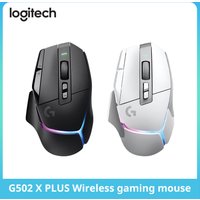 Logitech G502 X PLUS LIGHTSPEED Wireless Gaming Mouse, 25K Hero, 8K Polling, RGB Lighting, Programmable eSports Mouse