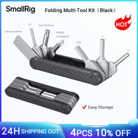 SmallRig faltbares Multi-Tool-Set mit Inbusschlüsseln (2,5 mm, 3 mm, 4 mm, 3/16) Flachkopf-Phillips-Torx-T25-Schraubendreher für DSLR-Kamera