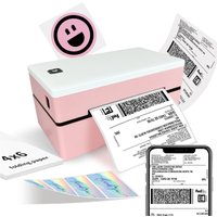 Marklife Thermal Label Printer Marker D200 Bluetooth Shipping Inkless Sticker Printer Compatible with iPhone Android Mac Window