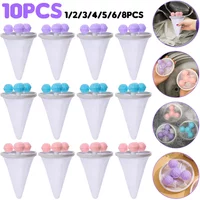 1-10PCS Washing Machine Filter Net Floating Lint Filter Mesh Bag Reusable Pet Hair Catcher Remover Laundry Cleaning Tool